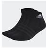 Adidas Calze Calzini Cushioned Sportswear (3 paia) Unisex Nero cotone