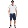 Completo Tempo Libero UOMO Leone 1947 T-shirt e pantaloncini Bianco Cotone