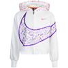 nike Giacca Sportiva felpa cappuccio Bambine Nike Bianco Splatter Hoodie Full zip