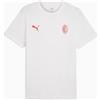 Puma Ac Milan Puma T-shirt maglietta maglia Essentials Bianco Cotone 2024 25