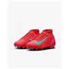 nike Scarpe Calcio Nike Mercurial Jr Superfly 10 Club FG/MG Bambini Rosso