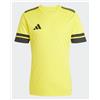 adidas Maglia calcio padel tennis running UOMO Adidas Giallo Nero Squadra 25 Jersey