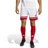 adidas Pantaloncini Shorts UOMO Adidas Squadra 25 Football Bianco Rosso