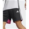 adidas Pantaloncini Shorts UOMO Adidas Tiro 25 Essentials Nero Rosa con TASCHE a ZIP