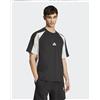 adidas T-shirt maglia maglietta UOMO Adidas Nero Bianco Essentials ColorBlock