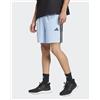 adidas Pantaloncini Shorts UOMO Adidas Ess 3 Stripes Chelsea Woven Celeste nero
