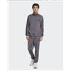 adidas Tuta Intera Completa UOMO Adidas Basic 3-Stripes Tricot Grigio con tasche