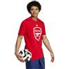 adidas Arsenal Fc Adidas T-shirt maglia maglietta Rosso Cotone Dna Graphic Crew