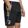 adidas Juventus Adidas Pantaloncini Shorts Nero con TASCHE a ZIP DownTime 2025 26