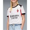Puma Ac Milan Puma Maglia Calcio maniche corte Bambino ragazzo Bianco Away 2025 26