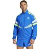 adidas Giacca Running Corsa UOMO Adidas Royal adizero Retro Poliestere Anti vento
