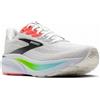 Brooks Scarpe da Corsa Running UOMO Brooks White Pink Clay Gecko Ghost 17