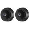 Pelinuar Secretscope - Mini telecamera di sicurezza magnetica, mini telecamera di sicurezza Secretscope per esterni, wireless, mini monitor senza fili con funzione di visione notturna, per casa e ufficio (nero