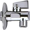 Invena Acqua Chrome isolamento valvola a sfera 1/2 x 1/2 BSP leva per rubinetti idraulici