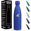 Motswedi Borraccia Termica, 750 ml Senza BPA, Borraccia, 304 Acciaio Inossidabile, Bottiglia Termica, Isolamento Sottovuoto a Doppia Parete, Bottiglia Metallo per Cucina, Campeggio, Palestra - Blu reale