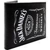 PocketGear J.D. Whiskey Brand Sour Mash Portafoglio/Portamonete Bi-Fold Tasca per Monete & Porta Carte, Nero