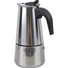 Segutage 6 Tazze Stovetop Espresso Maker Moka Pot, Caffettiera in Acciaio Inox con Manico Anti Scottatura Caffettiera per caffè espresso da cucina per fornello 300 ml