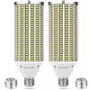 DragonLight 100W Lampadina LED Mais Super Luminosa (Sostituisce 700W) - LED Edison E27/E40-5000K Bianco Freddo 12000LM per Illuminazione Commerciale - Garage Officina Ufficio Cortile (2 Pezzi)