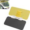 Amllaing 1 Pcs Estensione Parasole per Auto, Visiera parasole antiriflesso 2 in 1, 2 in 1 Visiera HD Anti-riflesso, per giorno e notte, per Auto Parasole