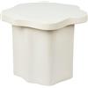 BROSTE COPENHAGEN - Tavolino d'appoggio Sonja - Bianco - Gres smaltato
