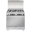 GLEM GAS S.P.A. Glem Cucina Piano + Forno a Gas U855VI 84 l Inox