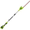 Greenworks G40PHA Tagliasiepi ad Asta a Batteria con Albero Divisibile, Lame a Doppia Azione 51cm, Taglia Rami Spessi Fino a 18mm, Testa Rotante di 125°, 3000SPM