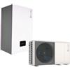Clivet SISTEMA POMPA DI CALORE IBRIDA CLIVET 34 KW EDGE EVO 2.0 HYBRID 6.1 CHILLER 12.1 KW MONOFASE INVERTER CON MODULO IDRONICO A++