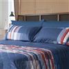 Happidea - Lenzuola Completo Letto, 100% Cotone, Matrimoniale, Geometrico, Made in Italy, Federe, Lenzuolo Sopra, Lenzuolo con Angoli Elastici, Disegno Torricelle