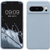 kwmobile Cover per Google Pixel 8 Pro Custodia - Back Case per Smartphone in Silicone TPU - Protezione Gommata - blu chiaro matt