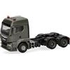 Herpa Modellino camion MAN TGS TM trattore stradale 3 assi (6x4), miniatura in scala 1:87, da collezione, Made in Germany, in plastica