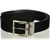 Armani Exchange Leather Belt, Cintura, Uomo, Nero (Black/Navy 43020), 8 (Taglia Produttore: 40)