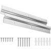 Linkstyle Supporto per Quadri a Coda Francese, Kit di Sospensione per Specchi a Coda Francese, Supporto da Muro Z Bar 30 CM