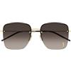 Saint Laurent Occhiali da Sole SL 312 M 008 Oro/Marrone Donna