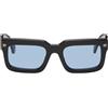 Off-White Occhiali da Vista OERI130 1045 Nero/Trasparente Con Clip Blu Unisex