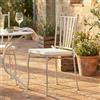 MIlani Home VENTUS - sedia da giardino in ferro completa di cuscino