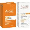 AVENE (PIERRE FABRE IT. SPA) Avène Ultra Fluid SPF50+ + Vitamin Activ CG (Cofanetto) - Protezione solare Avène