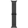 Samsung Trail Band Cintuirno sportivo in tessuto per sport outdoor per Galaxy Watch Ultra, Dark Gray