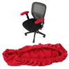 Zerodis 1 Paio Copertura del Bracciolo Copri Braccioli Rimovibili per Sedia Ufficio Cuscino Poltrona Universale Elastico Estensibile per Proteggi Bracciolo Copri-pad Imbottiti per Sedie Lavabili (Red)