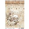 Carta di riso Romantic Snowball Winter Season