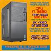 Laser PC COMPUTER PC FISSO CPU INTEL i7-3820 RAM16GB SSD 1TB GT610-2GB Win 11/Office 2019