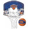 Wilson Minicanestro da Basket NBA TEAM MINI HOOP, Plastica, Bianco/Blu (New York Knicks)
