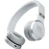 JBL Live 460 NC Cuffie Bluetooth Cancellazione Rumore Bianche 50 Ore Autonomia