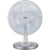 Beko EFT5100W Ventilatore da Tavolo 3 Velocità Oscillante con Timer Argento Bianco