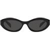 Prada Occhiali da Sole PR26ZS 16K08Z Nero/Grigio Scuro Unisex