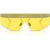 Prada Occhiali da Sole PRB55S 1BC20O Argento/Giallo Unisex