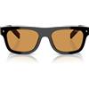 Prada Occhiali da Sole PRB12S 16K60F Nero/Marrone Unisex Fotocromatici