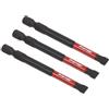 Sealey AK8253 75mm-3pc 3pc 75mm scanalato 6.5mm Impact Power Tool Bit Set