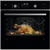 AEG Forno da Incasso a Vapore Multifunzione, OR6PB51WSB, SenseCook con SteamCrisp, Serie 6000, Capacitá 72L, 9 Programmi, Pulizia Pirolitica, Mutifunzione, Display LED
