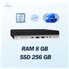 HP PC DESKTOP HP 800 G4 MINI INTEL I5 RAM 8GB SSD 256GB WIN 11 PRO RICONDIZIONATO