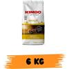 Kimbo Caffè in Grani Espresso Miscela Amalfi 100% arabica 6 kg